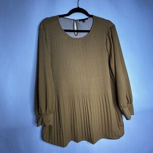 Adrianna Papell Gold Blouse